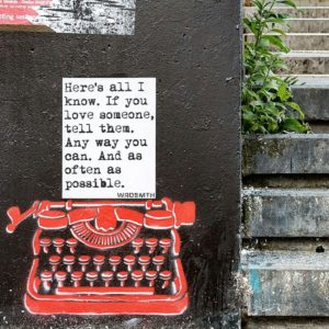 Esempio murales di wrdsmth