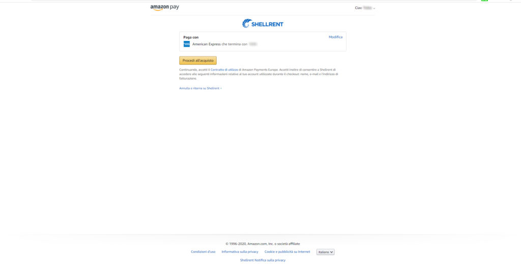 Da oggi puoi pagare i nostri servizi con Amazon Pay
