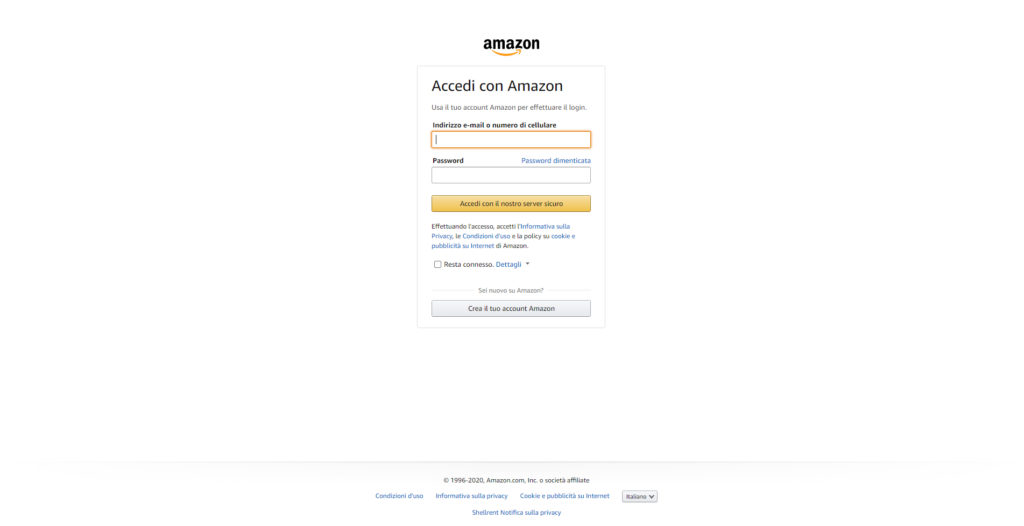 Da oggi puoi pagare i nostri servizi con Amazon Pay