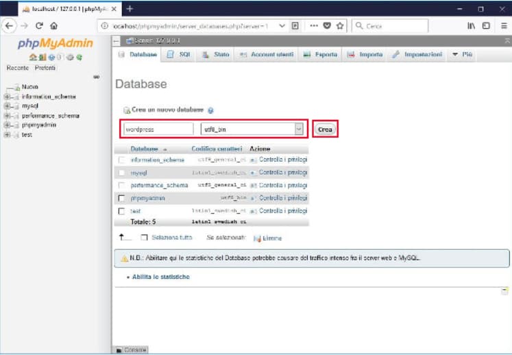 Come installare WordPress in locale con XAMPP