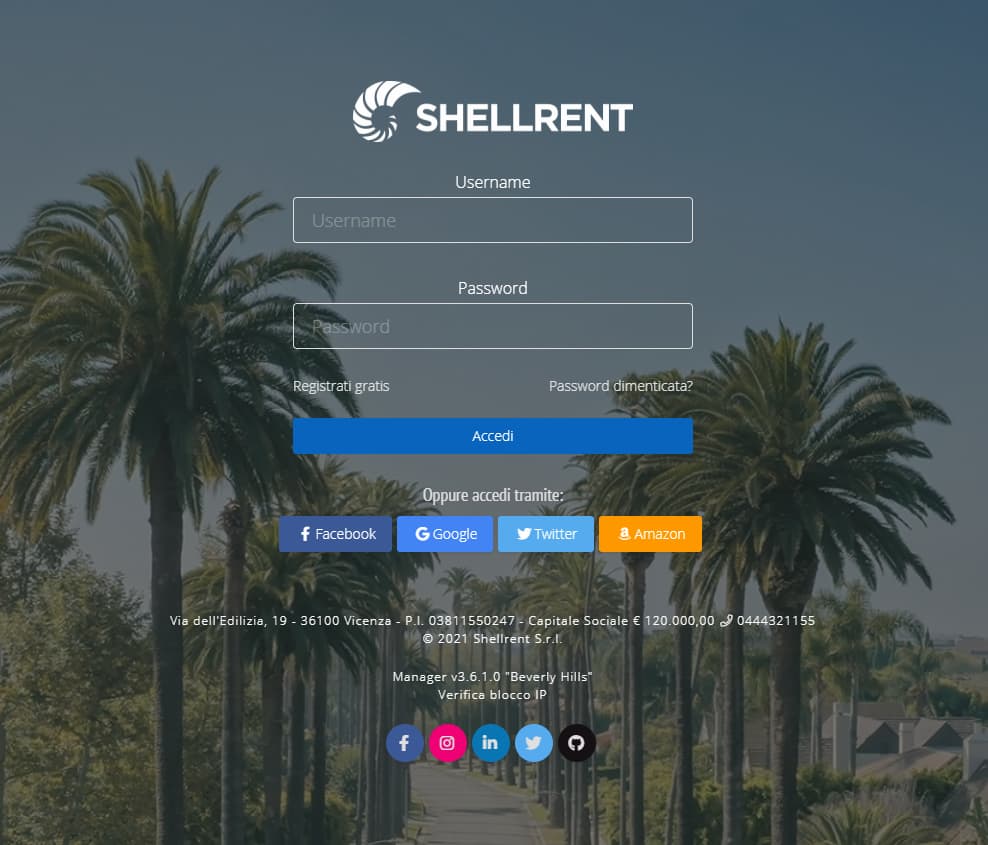 Login Shellrent