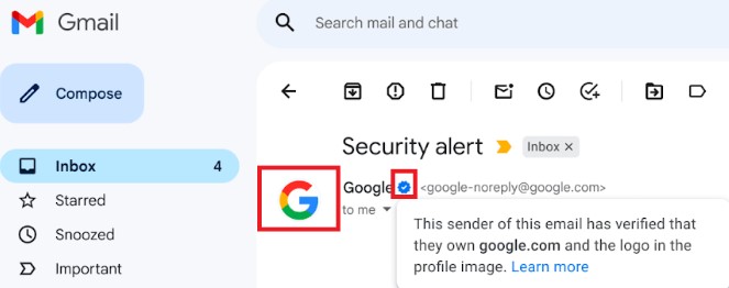 standard BIMI e spunta blu Gmail
