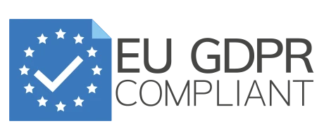 Logo che certifica di essere EU GDPR Compliant
