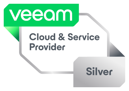 Logo che certifica di essere Veeam VCSP Silver Partner